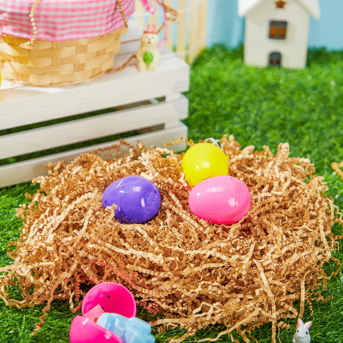 12oz (340g) Easter Pure Brown Recyclable Paper Grass