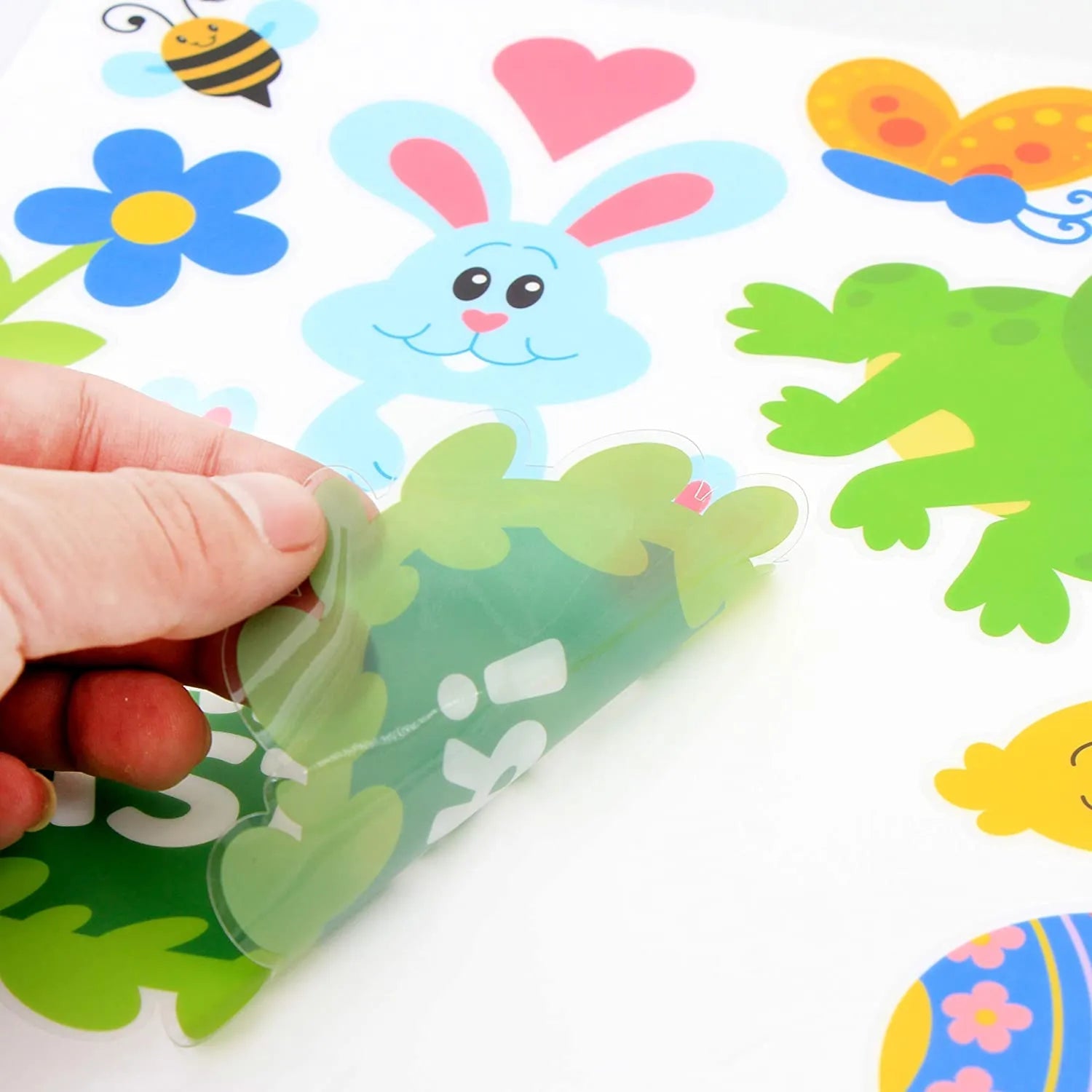 130Pcs Easter Window Cling Stickers