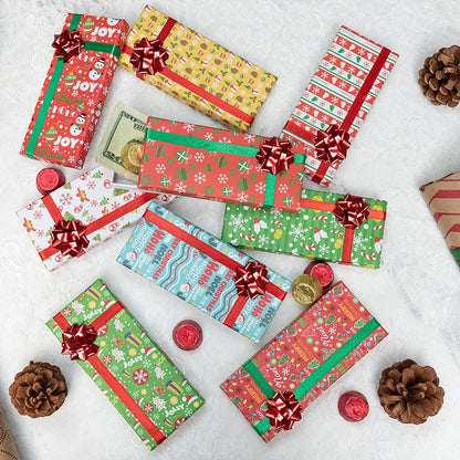 Rectangular Christmas Gift Box, Set of 9
