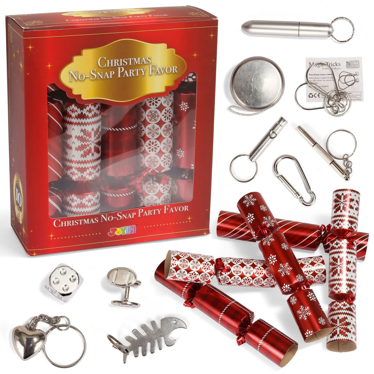 Christmas Party Table Favors Red Deluxe 10 Pack