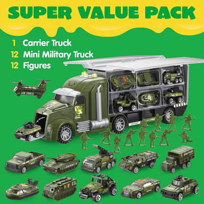 25-in-1 Die-Cast Military Toy Set