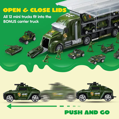 25-in-1 Die-Cast Military Toy Set