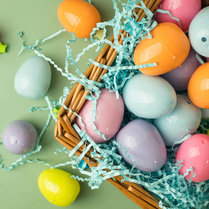 144 Pastel Easter Egg Shells (2.3 in)