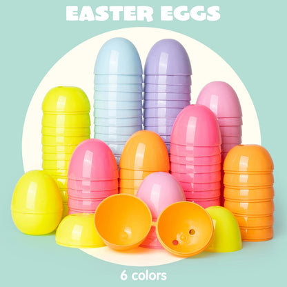 144 Pastel Easter Egg Shells (2.3 in)