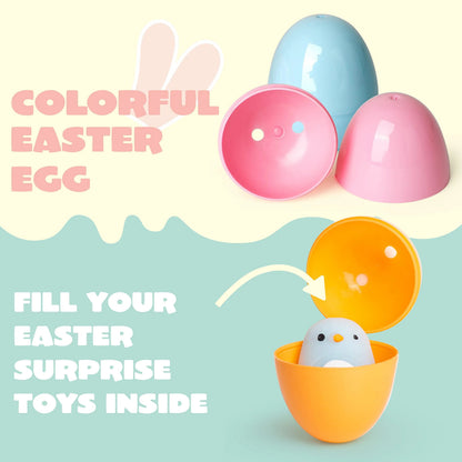144 Pastel Easter Egg Shells (2.3 in)