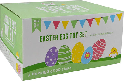 144-Piece Assorted Prefilled Easter Eggs