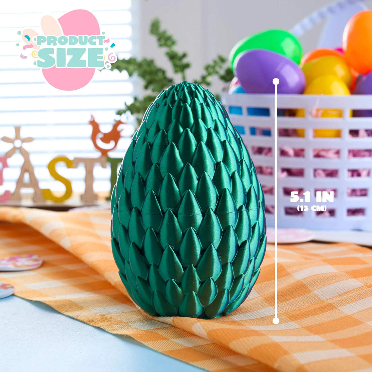 15 Pcs 3D Printed Articulated Fidget Toys, Mini Animals & Dragon Egg, Easter Party Favors for Kids