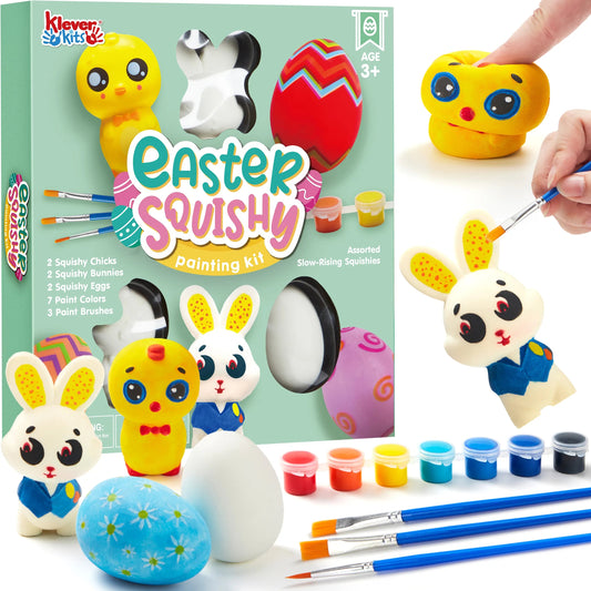 16-Pack Blank Easter Animal Squishy Toys