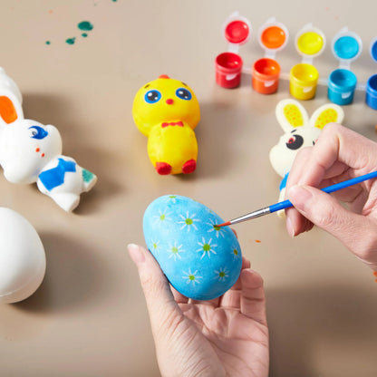 16-Pack Blank Easter Animal Squishy Toys
