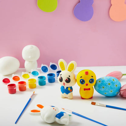 16-Pack Blank Easter Animal Squishy Toys