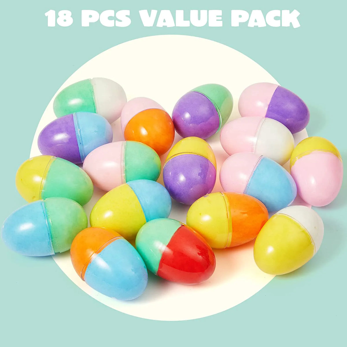 18-Pack Butter Slime Prefilled Easter Eggs