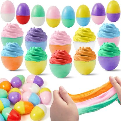 18-Pack Butter Slime Prefilled Easter Eggs
