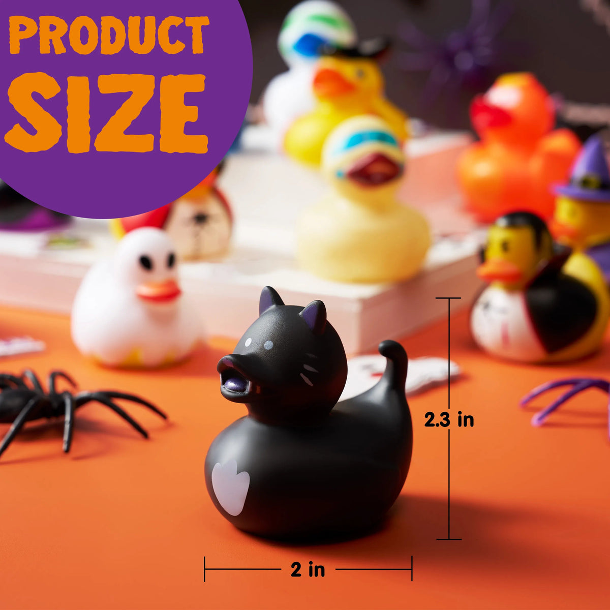 18-Pack Halloween Novelty Rubber Ducks