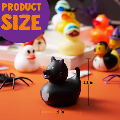 18-Pack Halloween Novelty Rubber Ducks