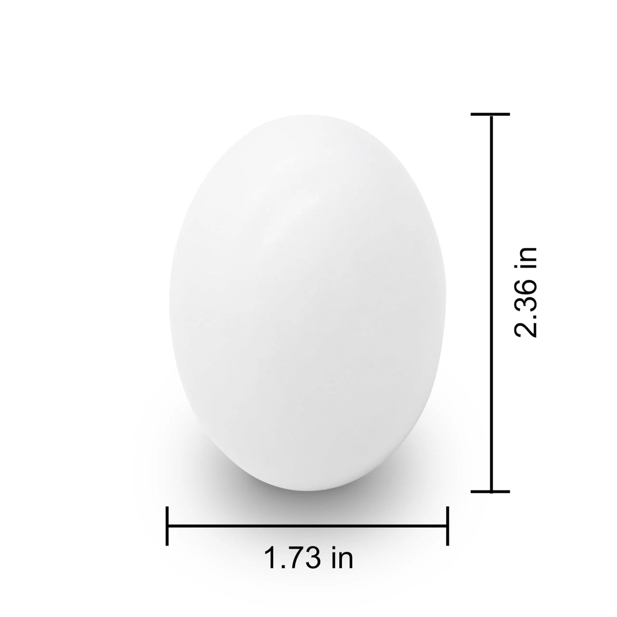18 White Wooden Easter Eggs for DIY Decor and Craft Activities