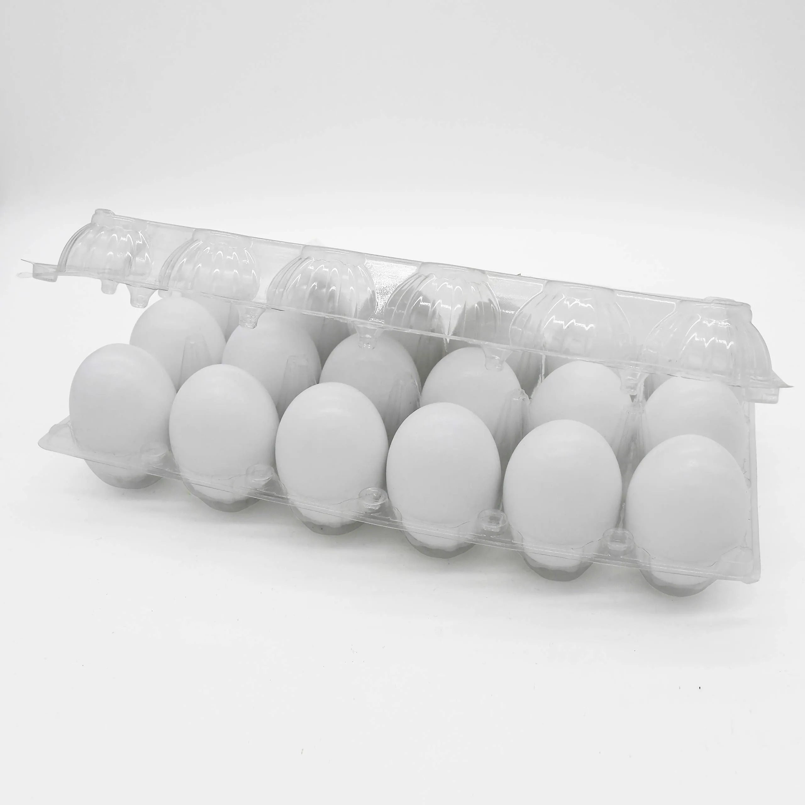 18 White Wooden Easter Eggs for DIY Decor and Craft Activities