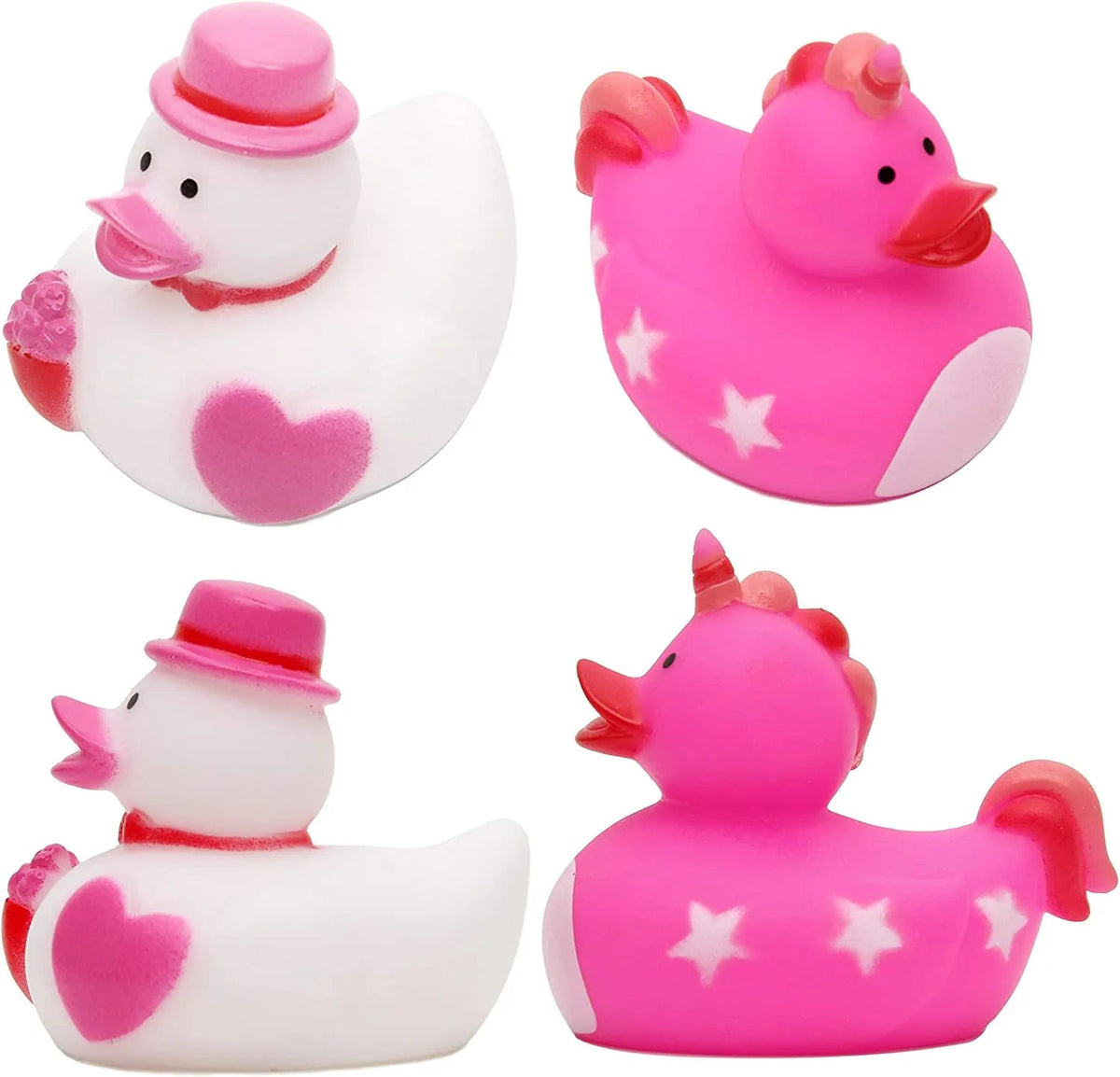 18 Mini Valentine's Day Rubber Ducks