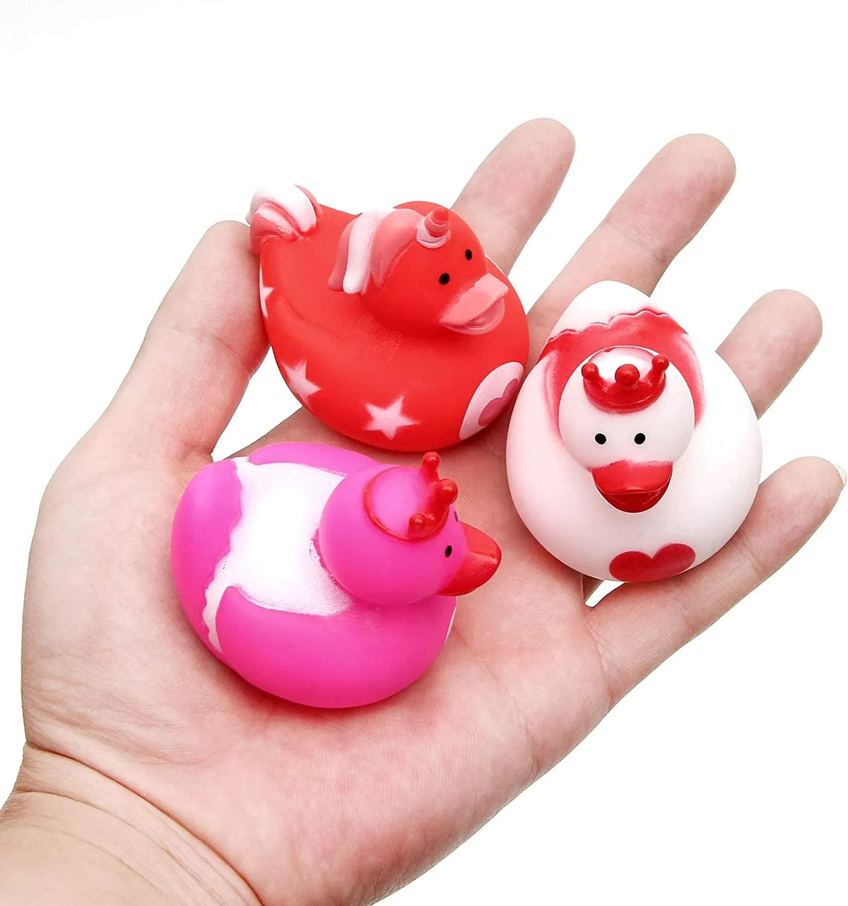 18 Mini Valentine's Day Rubber Ducks