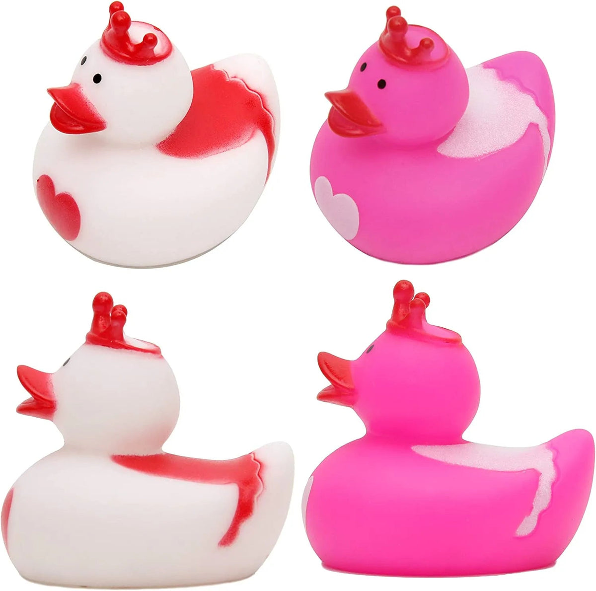 18 Mini Valentine's Day Rubber Ducks