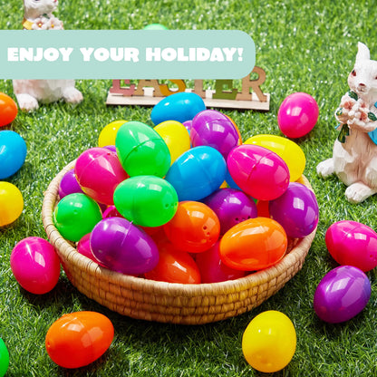 1994Pcs 2.3in Easter Egg Shells + 6 Golden Eggs for Filling - Easter Hunt