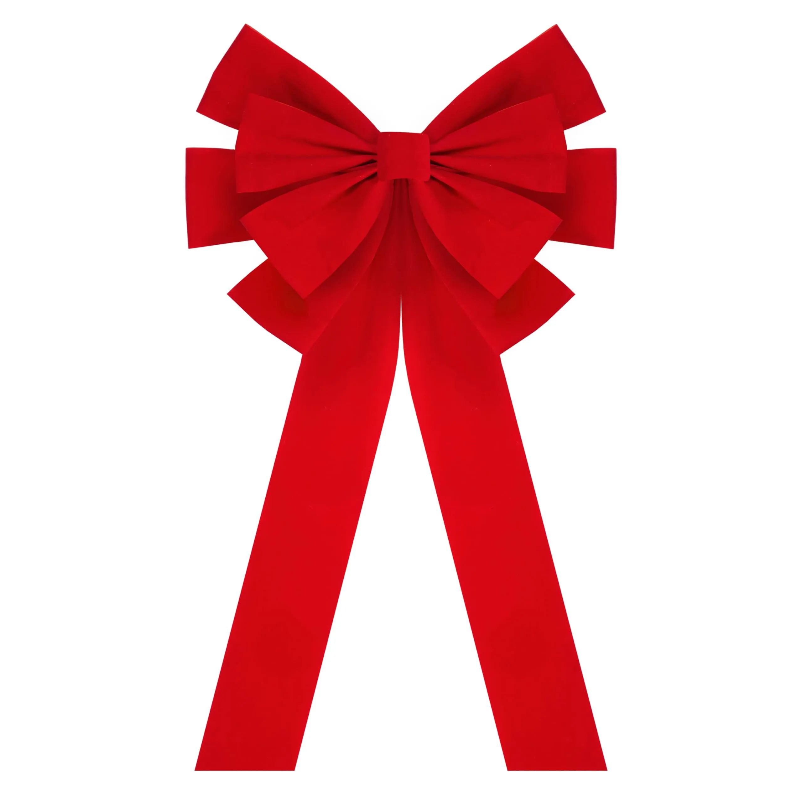 Extra Large Red Velvet Christmas Bow (35" x 18")