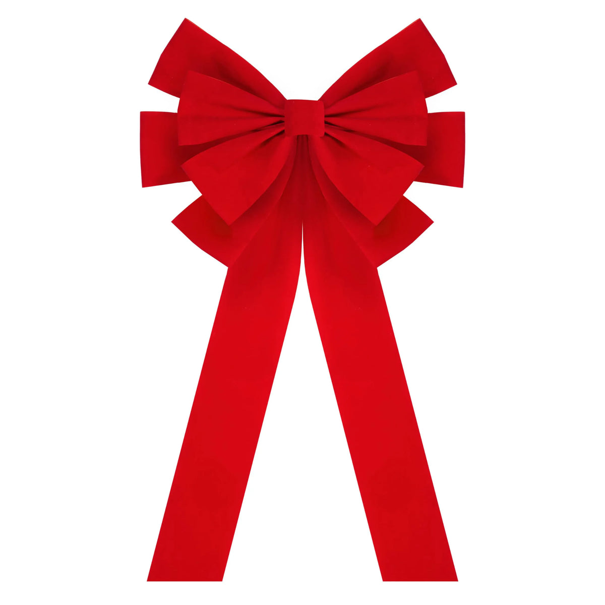 Extra Large Red Velvet Christmas Bow (35" x 18")