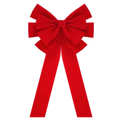 Extra Large Red Velvet Christmas Bow (35" x 18")