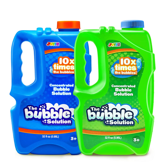 2 Bottles of Bubble Refill Solution, 64oz Each (Makes Up to 5 Gallons) for Bubble Machine