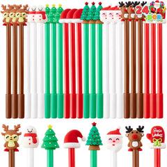 24 Pack Christmas Fun Pens - Bulk Set