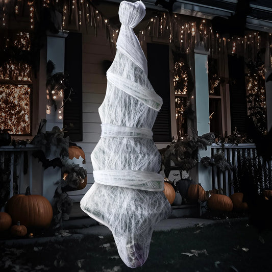 72-Inch Halloween Hanging Cocoon Corpse Outdoor Decoration