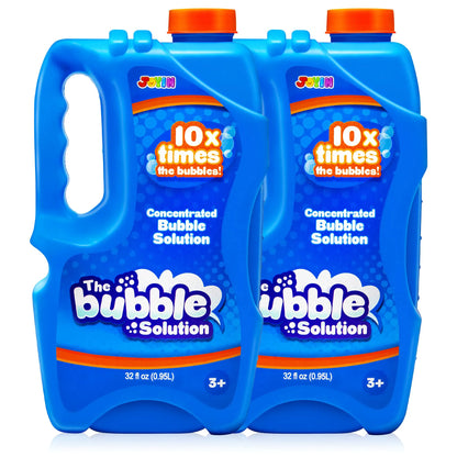 32 oz Bubble Solution Concentrated, 2 Pack Blue
