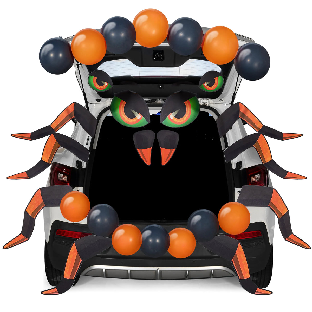 Spider Design Halloween Trunk or Treat Car Decorations Kit for SUV