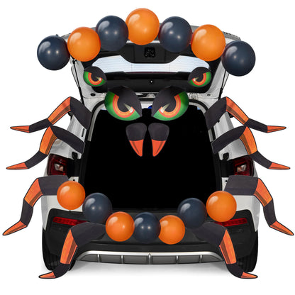 Spider Design Halloween Trunk or Treat Car Decorations Kit for SUV