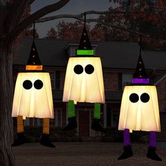 23.6" 3PCS Halloween Hanging Ghost Decorations for Outdoor