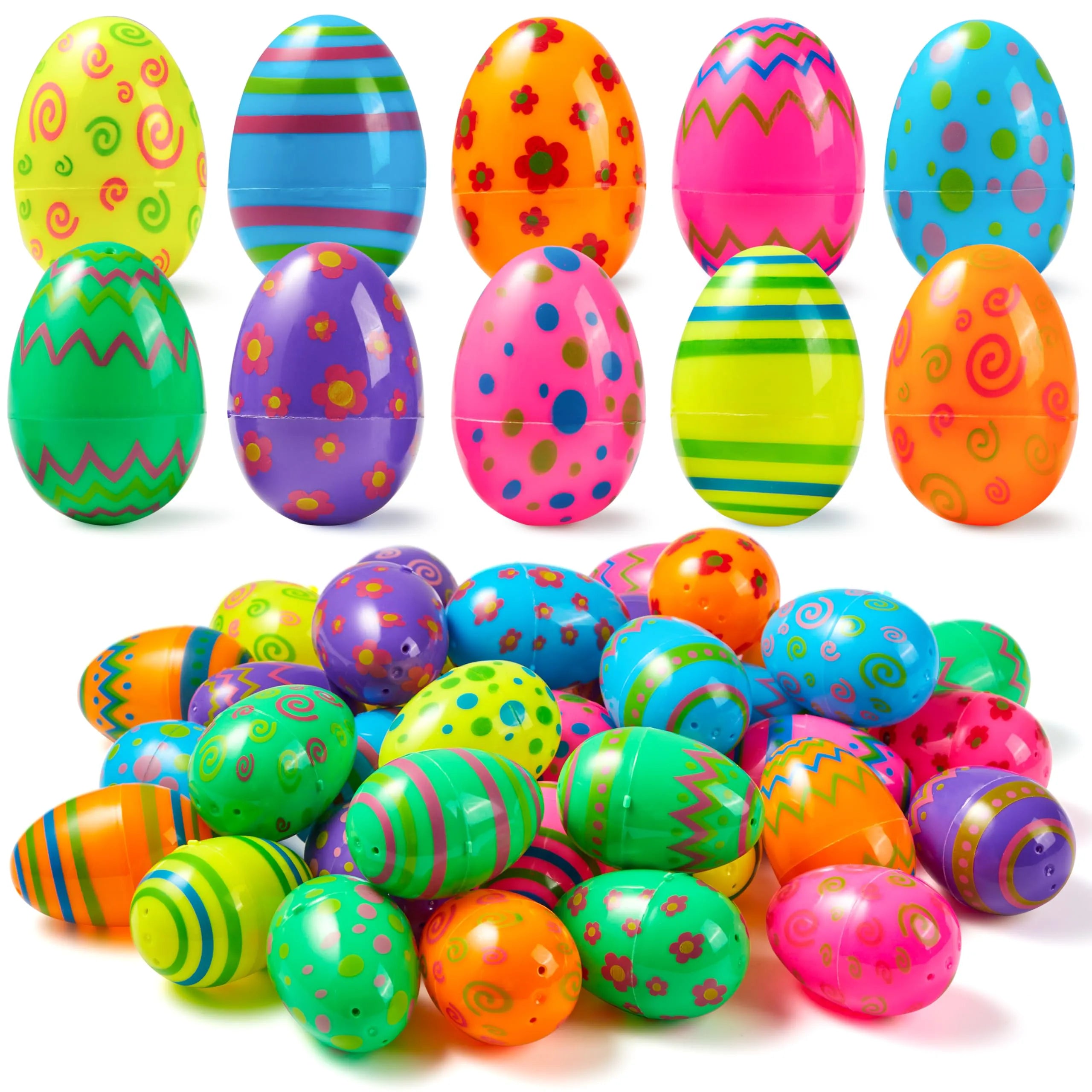 24 Pack 2.3-Inch Printed Eggs