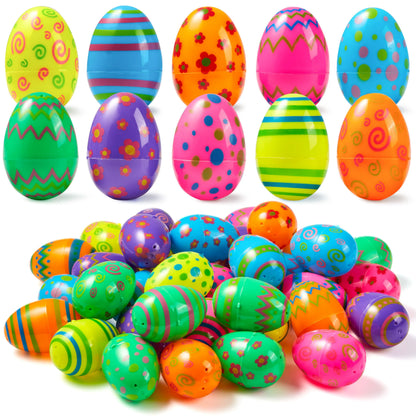 24 Pack 2.3-Inch Printed Eggs