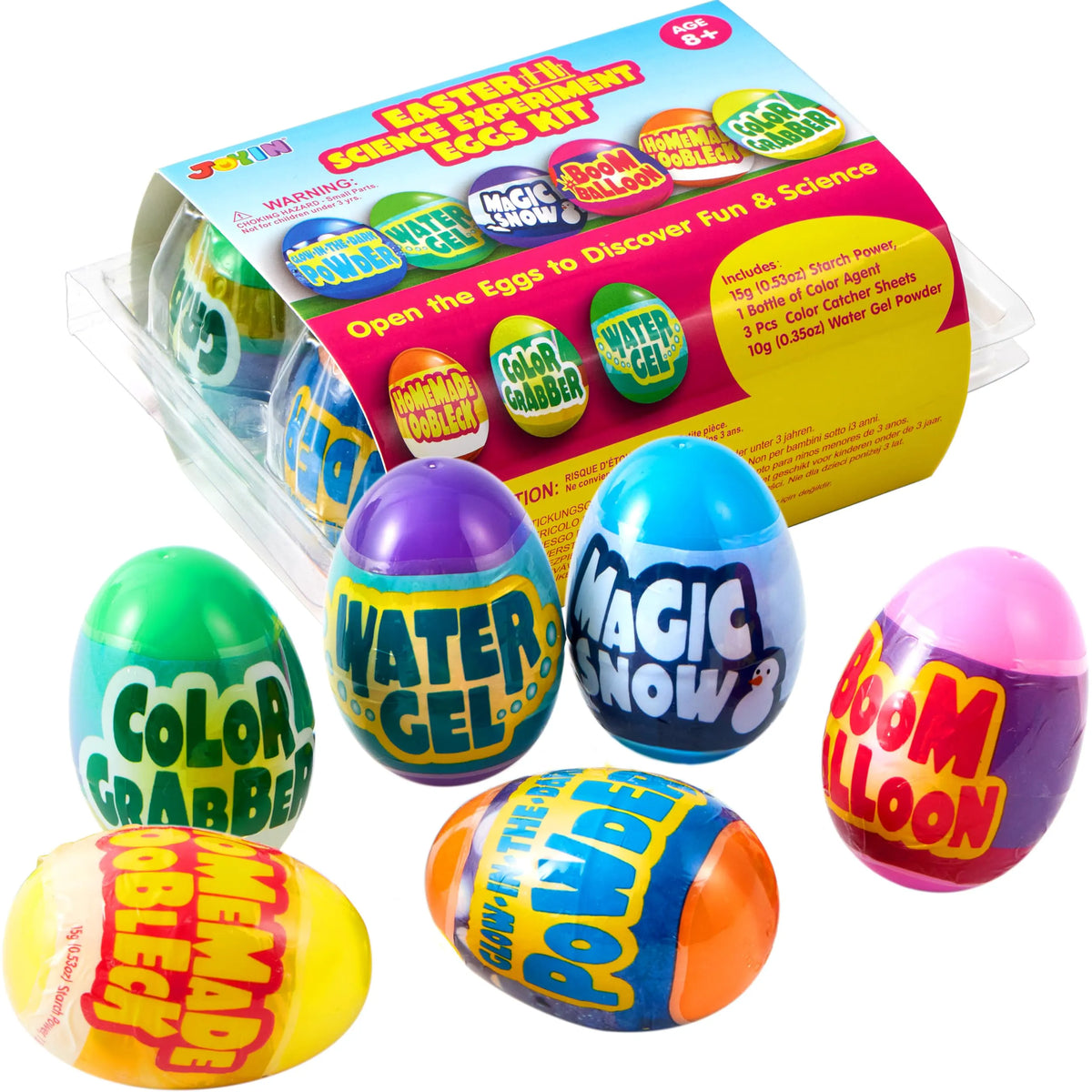 6 Prefilled Easter Eggs with Toys