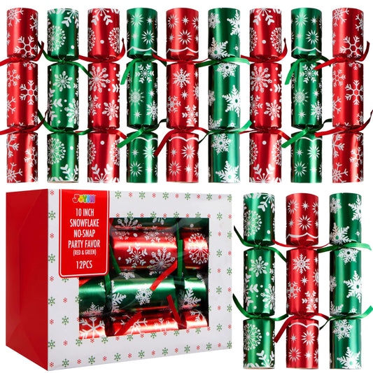 10in Christmas Party Favor - Red & Green (No Snap)
