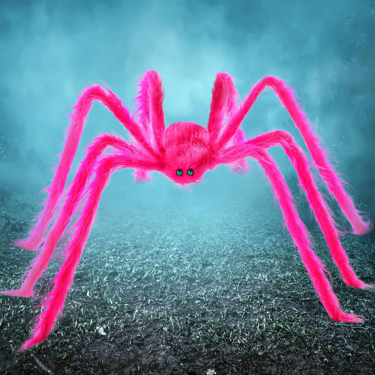 5-Foot Halloween Spider Decoration for Outdoor Use
