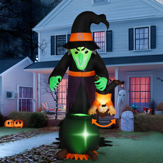 7FT Animated Halloween Witch Inflatable Decoration