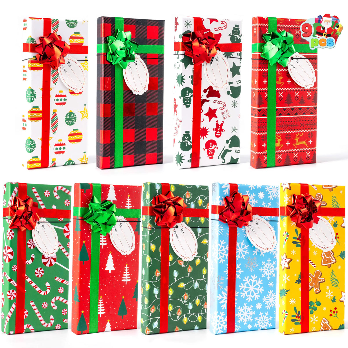 9-Piece Christmas Gift Card Box Holder