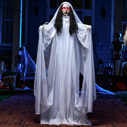 67" Halloween Outdoor Life-Size Bride Decoration