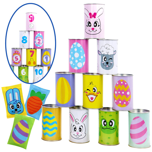 13-Piece Easter Carnival Bean Bag Toss Game