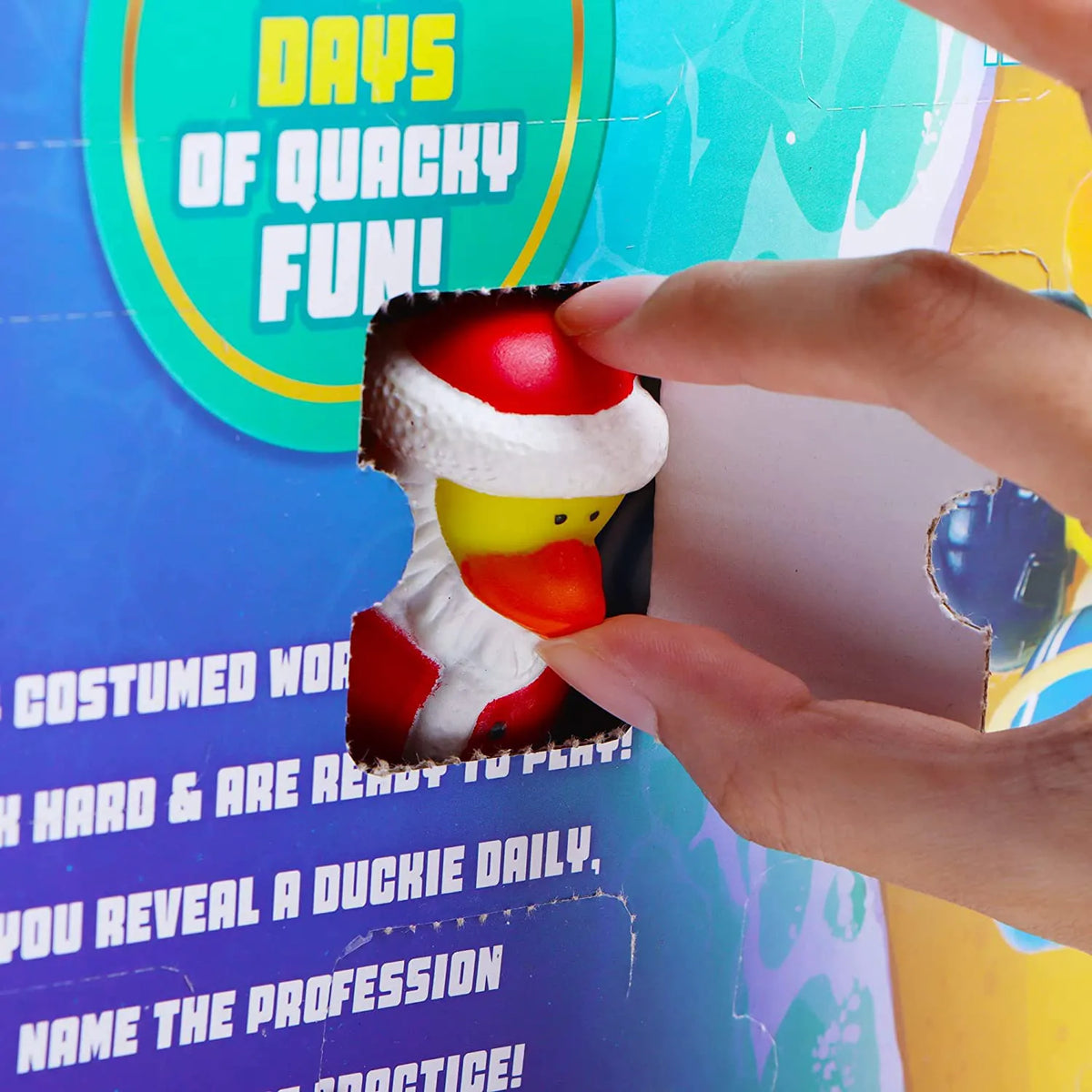 24 Days Advent Calendar with Working Rubber Ducks