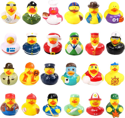 24 Days Advent Calendar with Working Rubber Ducks