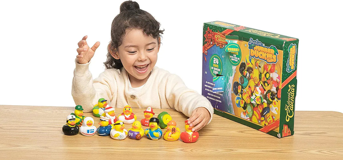 24 Days Advent Calendar with Working Rubber Ducks