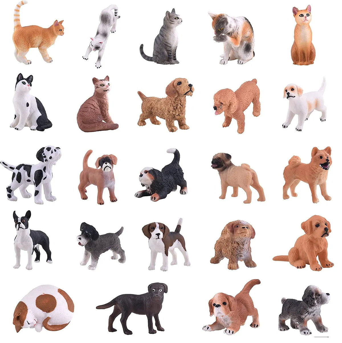 Dog and Cat Advent Calendar Action Playset