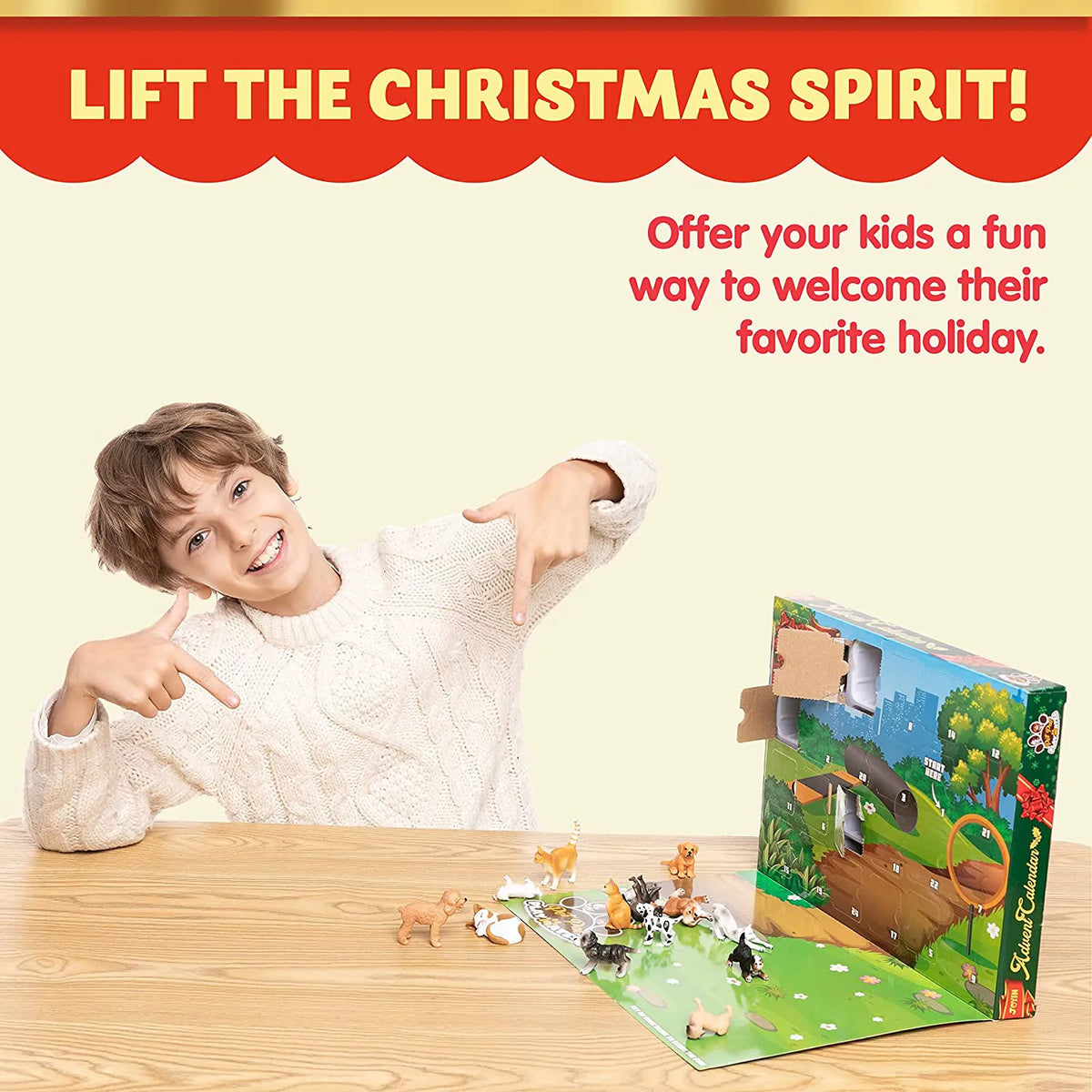 Dog and Cat Advent Calendar Action Playset