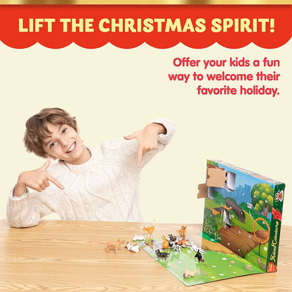 Dog and Cat Advent Calendar Action Playset