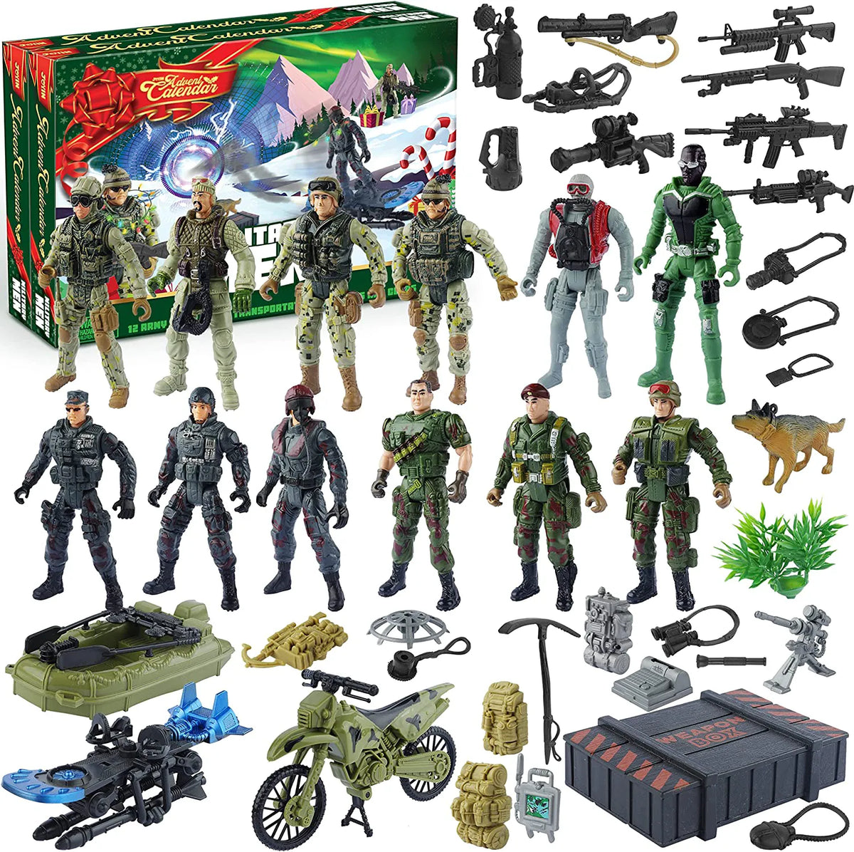 Military Army Men Advent Calendar